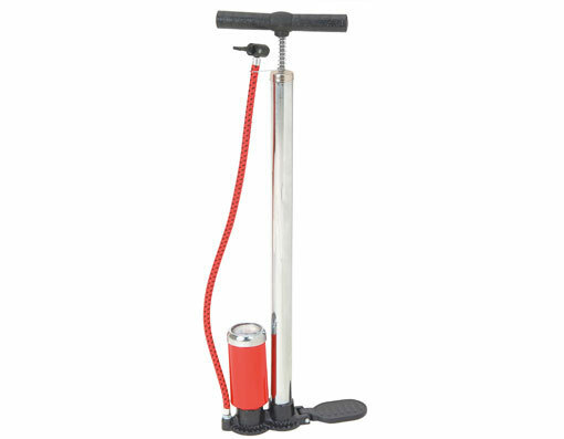 Bike Hand Pump W/Gauge Chrome. Bike parts,Bicycle parts.
