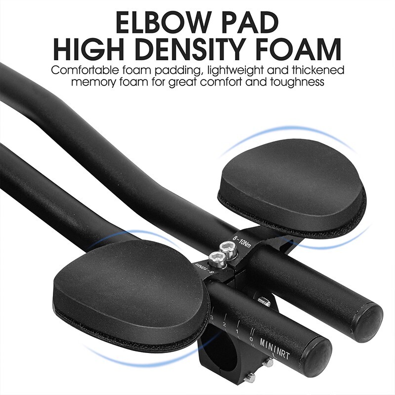 Bicycle Rest Handlebar Clip on Aero Bars Road Bike Extension Triathlon Aerobars