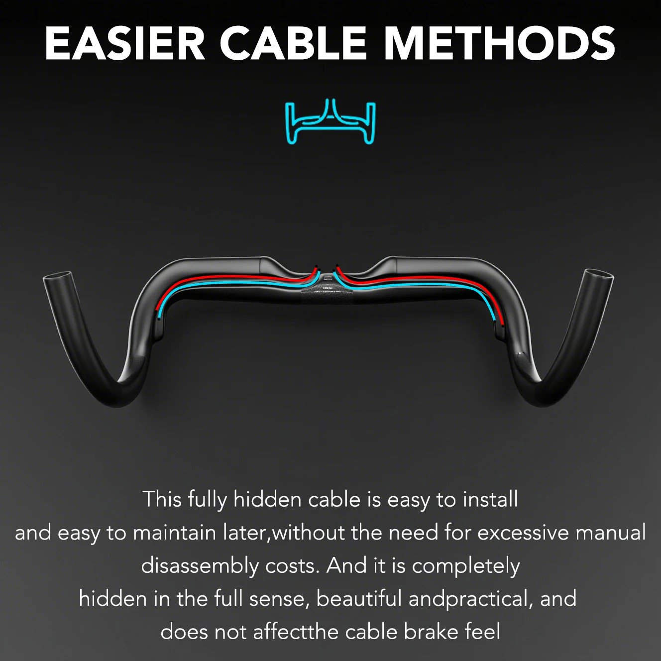 Carbon Fiber Aero Gravel Road Bike Drop Bar 31.8mm Clamp Bicycle HandleBar