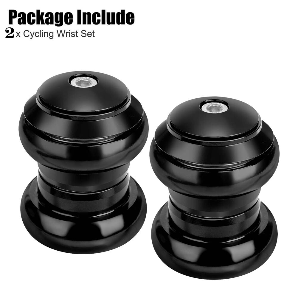 US 2Sets 34mm 1-1/8″ Threadless MTB Road Bicycle Sealed External Bearing Headset