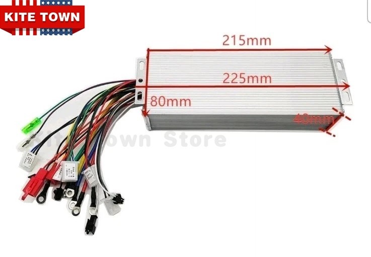 60V 1500W Electric Bicycle E-bike Scooter Brushless DC Motor Speed Controller