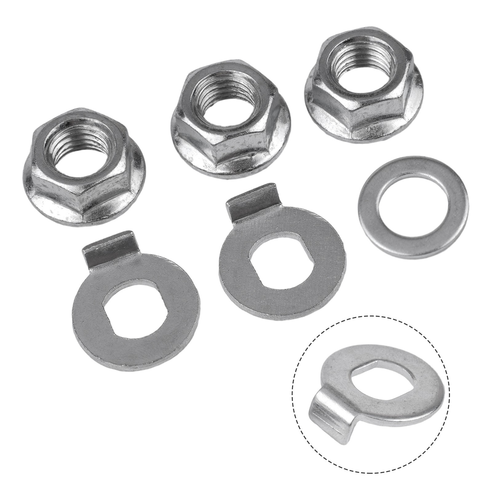 1 Set Nuts Ebike Nut Easy To Use For 250W-1000W Motors 12mm (M 12) For E-bike