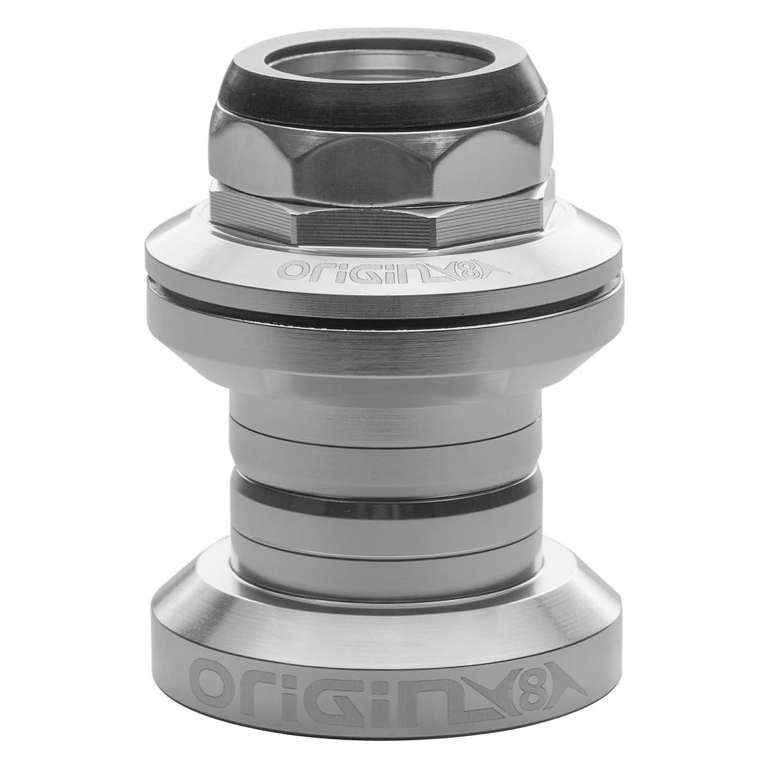 Origin8 Pro Threaded Headset, 1″ Steerer Silver