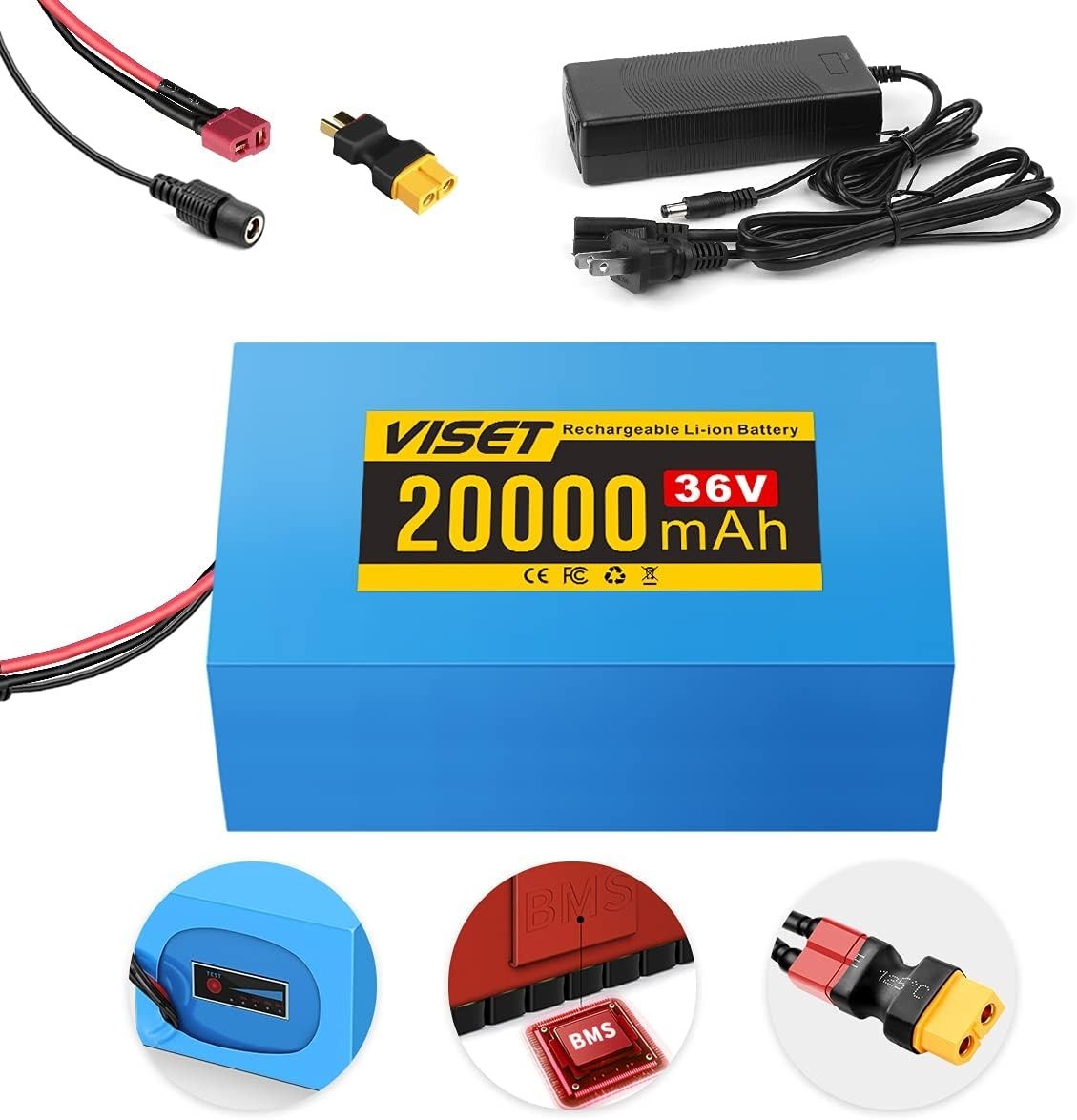 36V 20Ah Lithium ebike Battery for 200W-800W ebike Bicycle Electric Scooter 20A