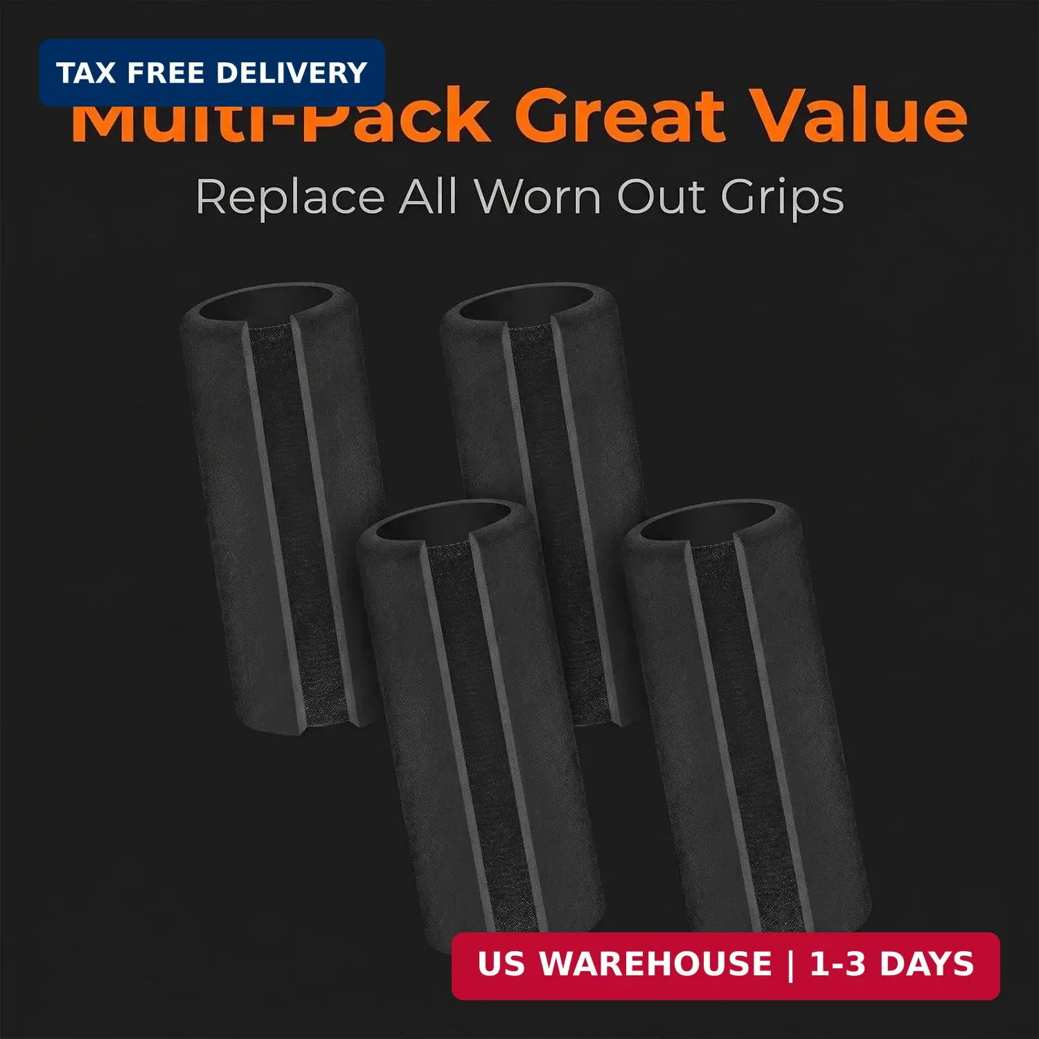 2 Pcs Foam Handle Buffer Tube Cover,Buffers Tube Sleeve 4.33 Inch NBR Foam Grip