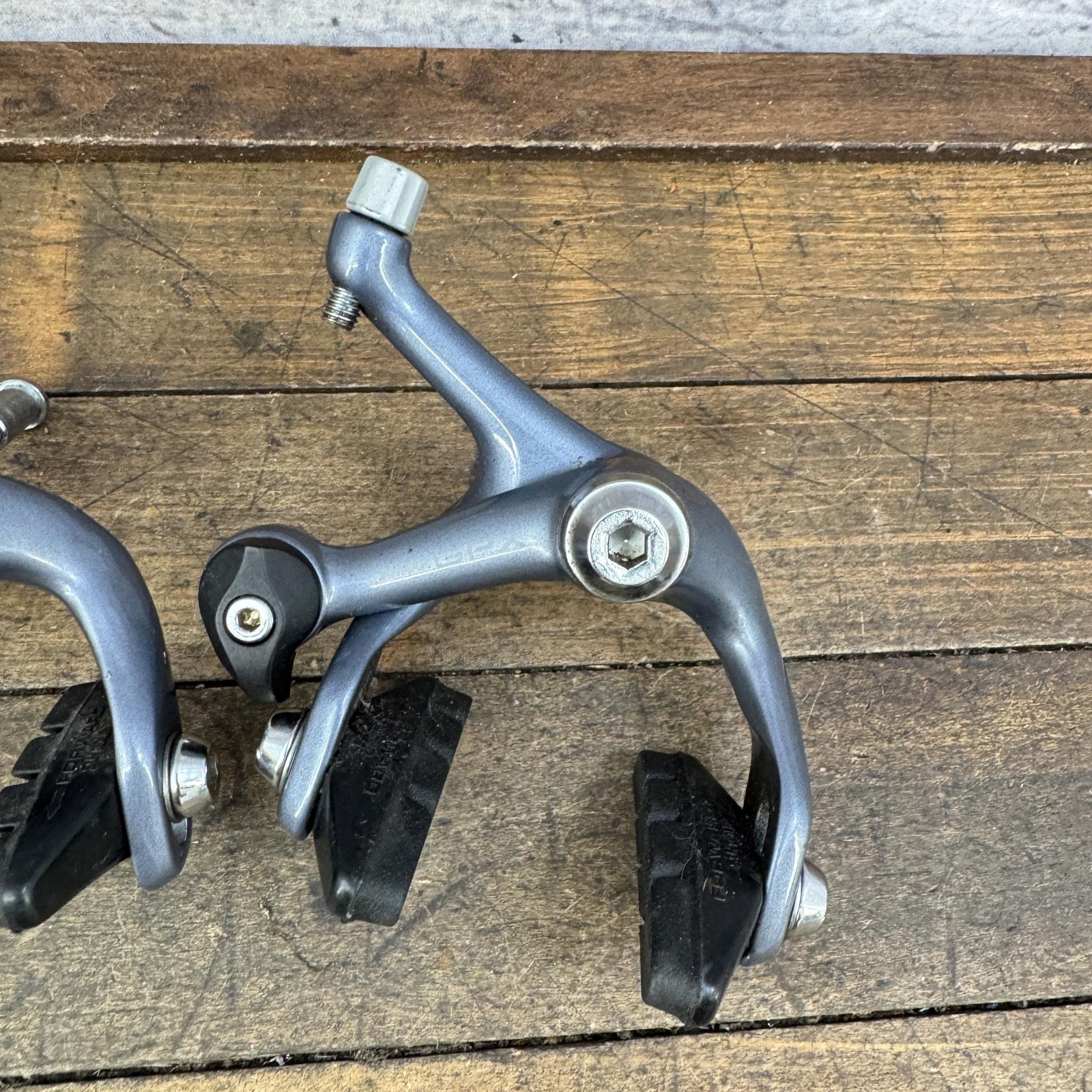 Vintage Suntour GPX Hidden Spring Brake Caliper Set 49-59mm Gray Front Rear Road