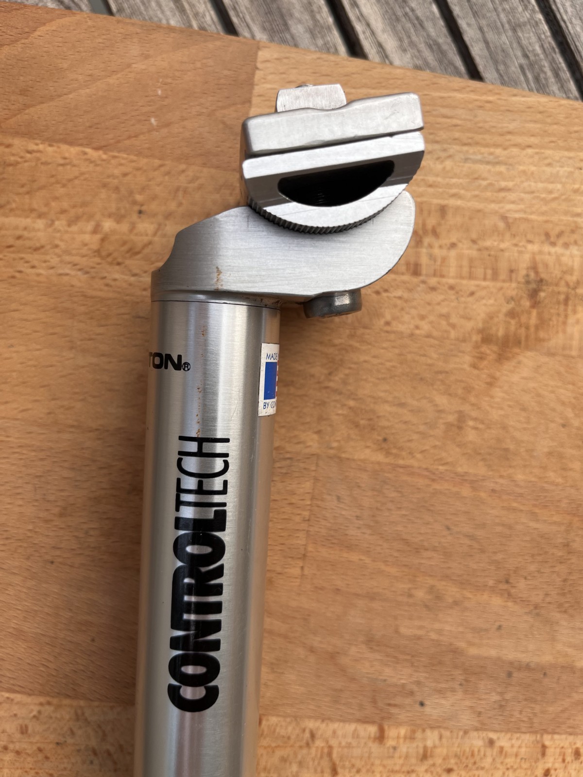 Vintage Control Tech Easton Seatpost – 27.2mm x 330mm silver