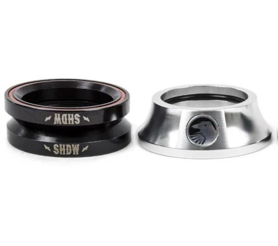 SHADOW CONSPIRACY INTEGRATED HEADSET SEALED BEARINGS BMX BIKE SUBROSA SILVER NEW