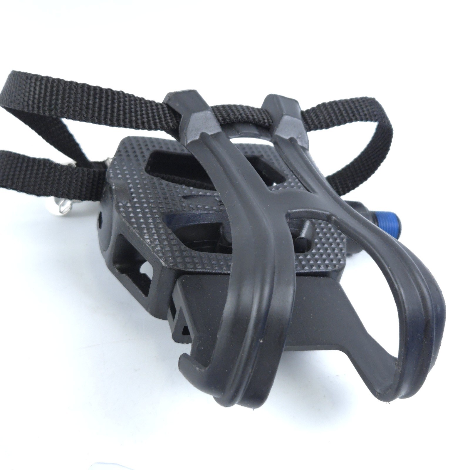 Hybrid Spin Bike SPD Pedals with Toe Clip and Straps for All Pedals Only