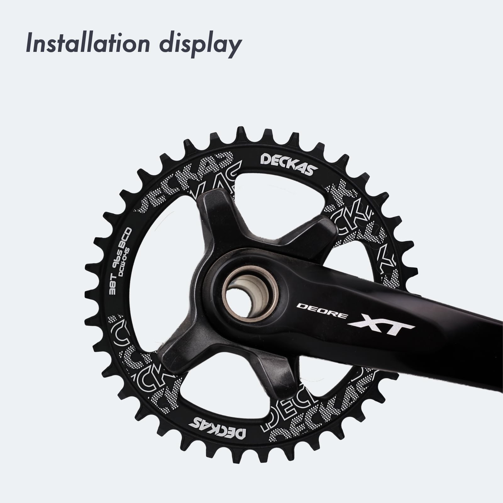 DJC Bike Chainring Asymmetrical 96BCD Narrow Wide Tooth MTB for XT SLX M6000 …