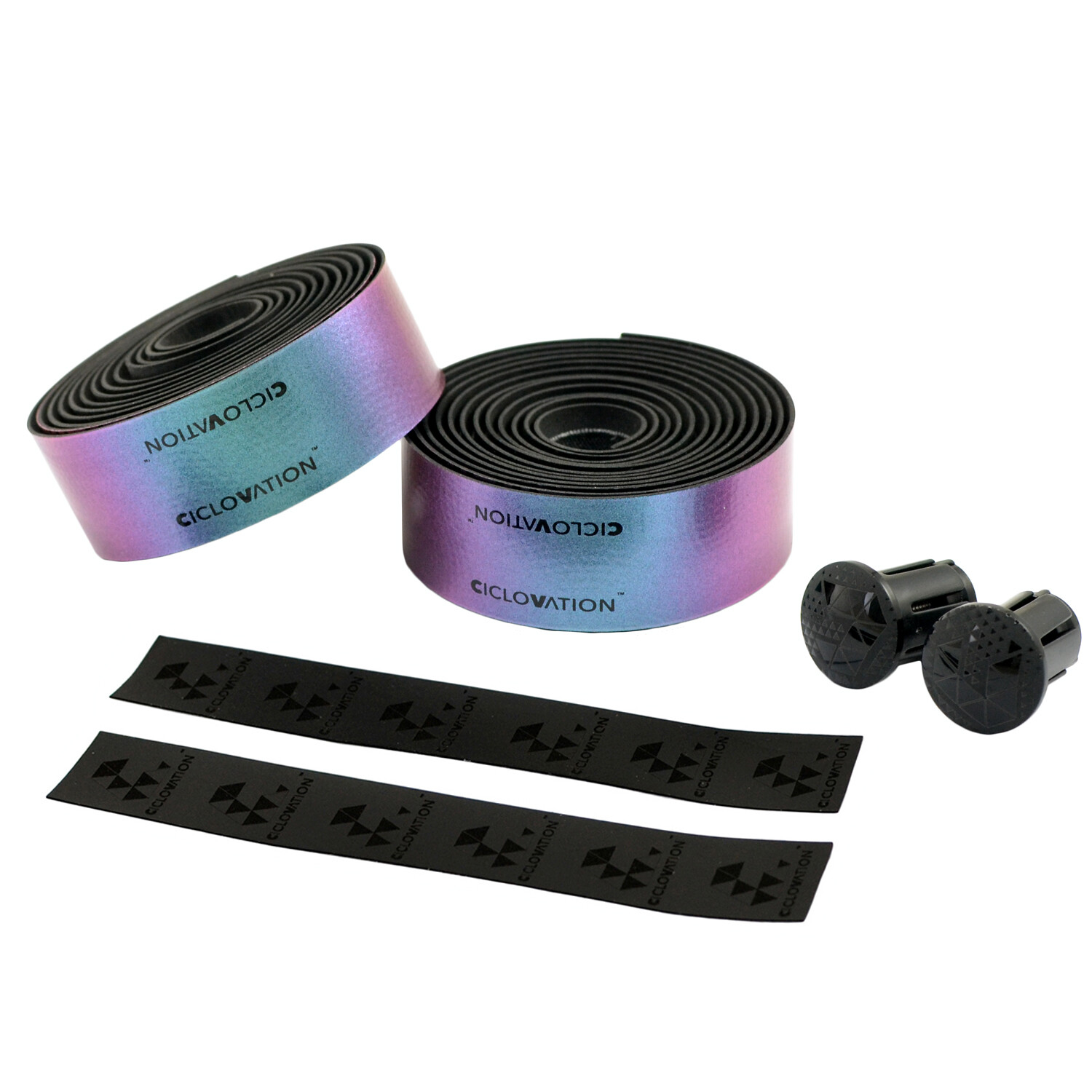 CICLOVATION Premium Leather Touch – Chameleon Handlebar Tape , Purple