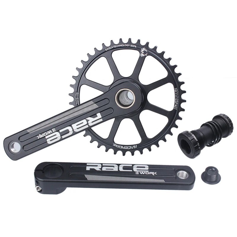 170/172.5/175mm Road Bike Crankset Single Chainring 10/11/12 Speed 40/42/44T BB