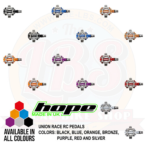 Hope Union RC Race Clipless XC Trial Pedals – All Colors – Brand New