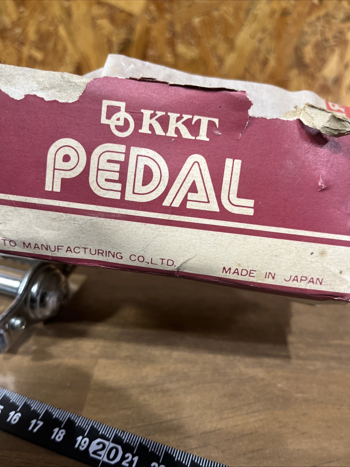 Vintage Steel KKT NOS Pedals 9/16 in Very nice condition Bicycle JAPAN Cateye