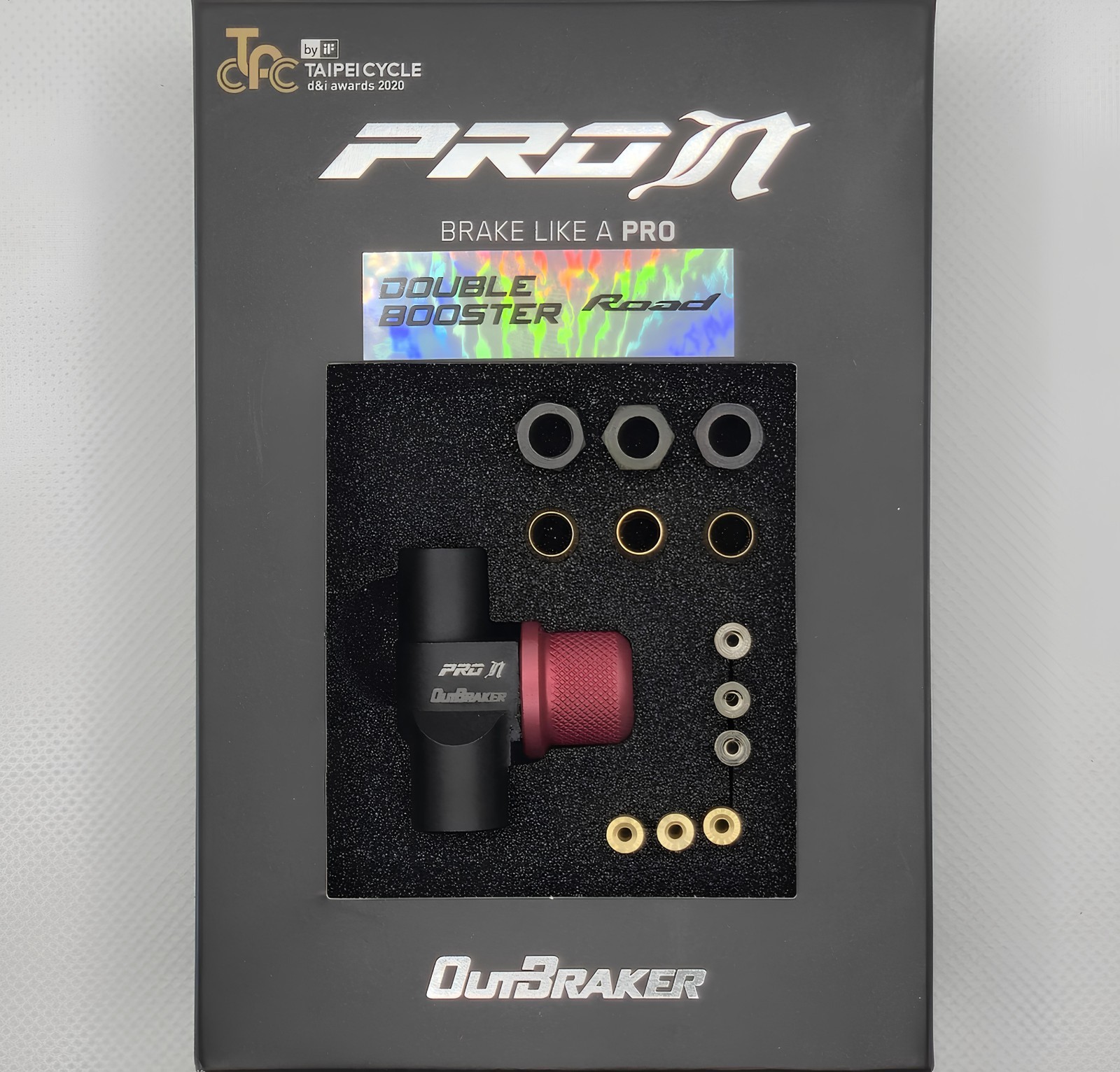 OutBraker Double Brake Booster for Road [Pro N] – One-Handed Dual Brake Control