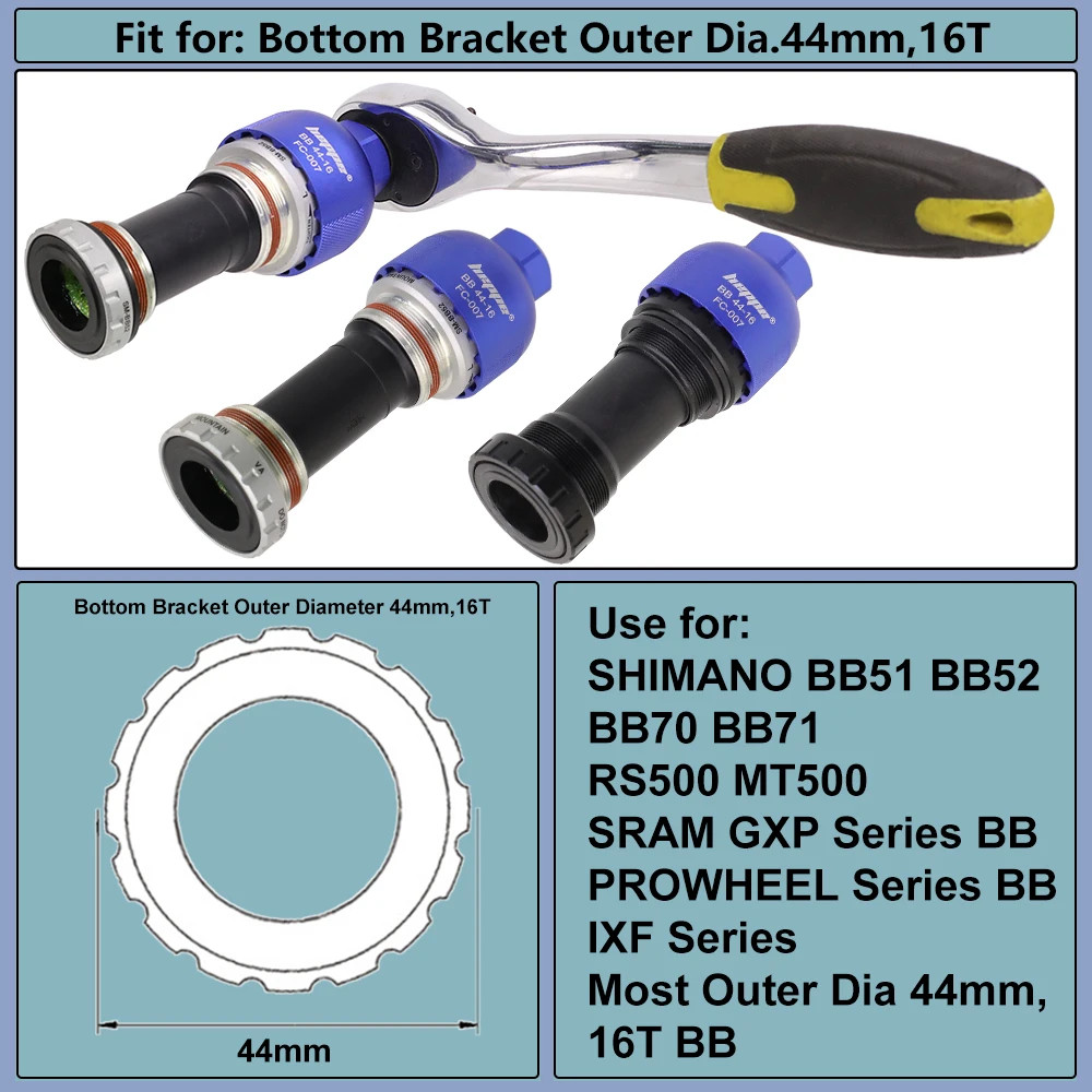 Bike Disc Brake Centerlock Locking Ring Install and Remove Tool Lockring Remover