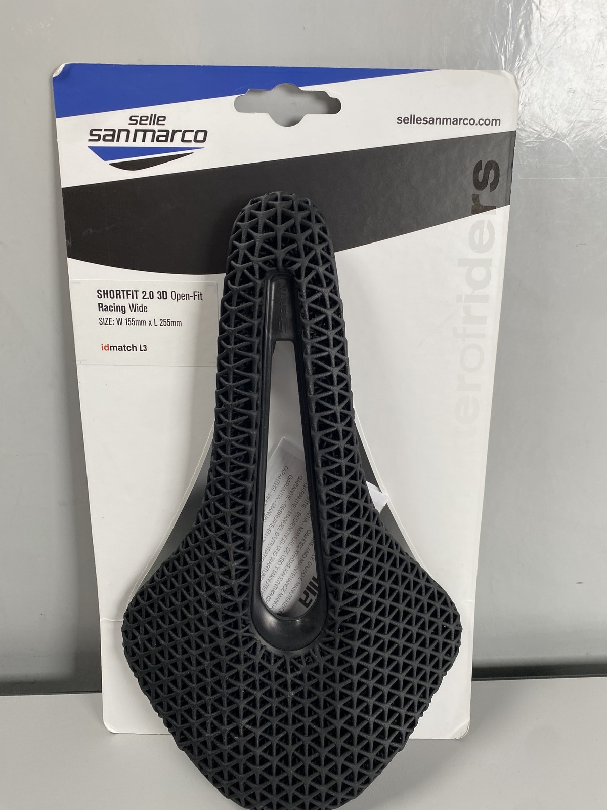 Selle San Marco Shortfit 2.0 3D Racing Wide Saddle – Black