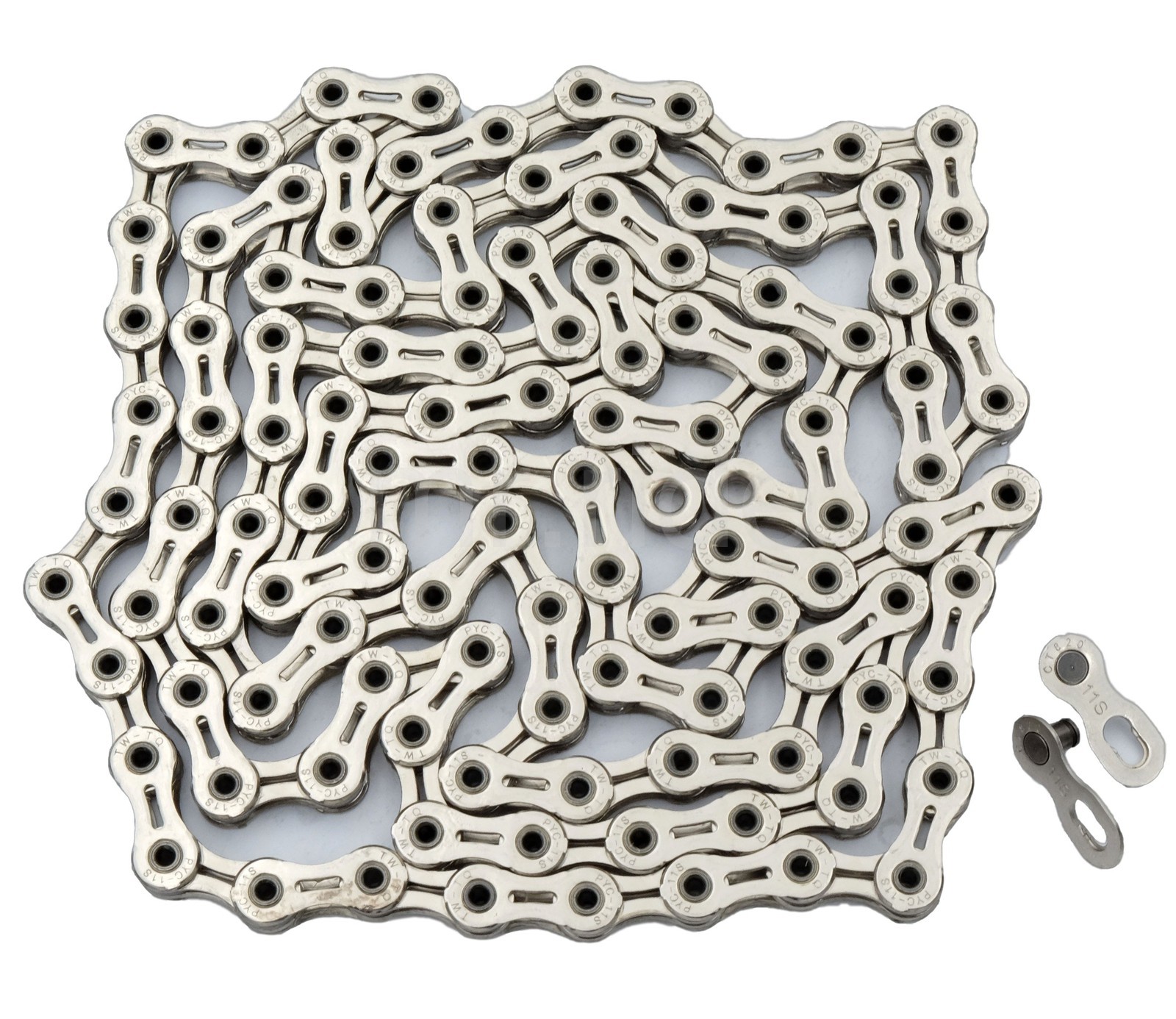 PYC 238g Ultra Light P1101 11-Speed 116L Bike Chain Silver fit Shimano,Sram