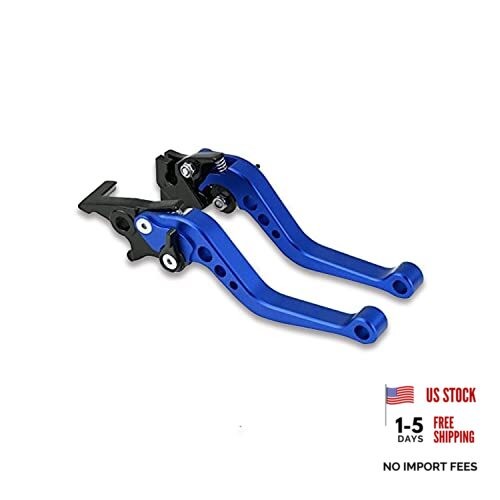 1 Pair Motorcycle Clutch Lever and Brake Corrosionproof Break and Clutch Blue