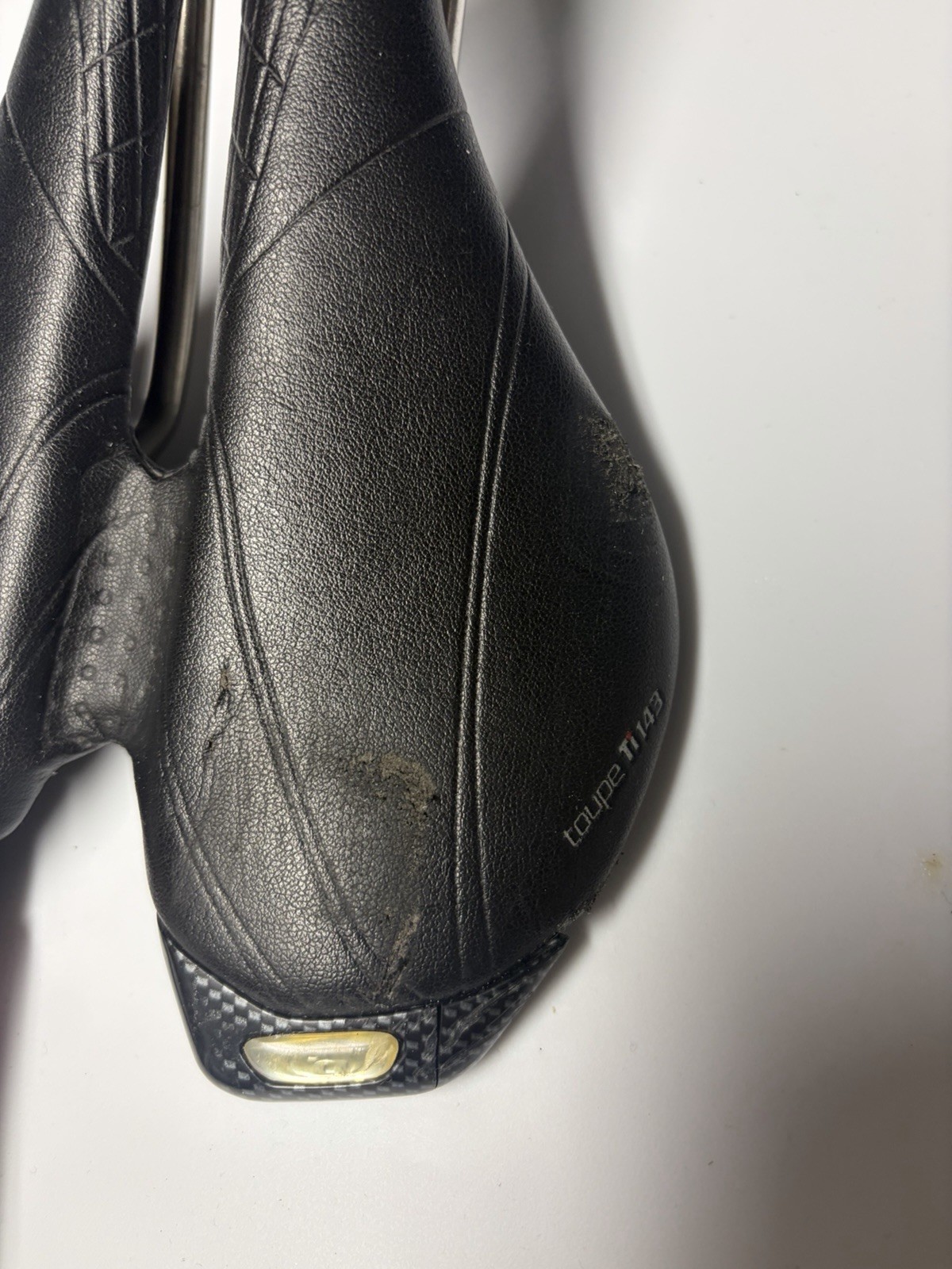 Specialized Toupe Ti143 Saddle Black Titanium Rails Bicycle Seat