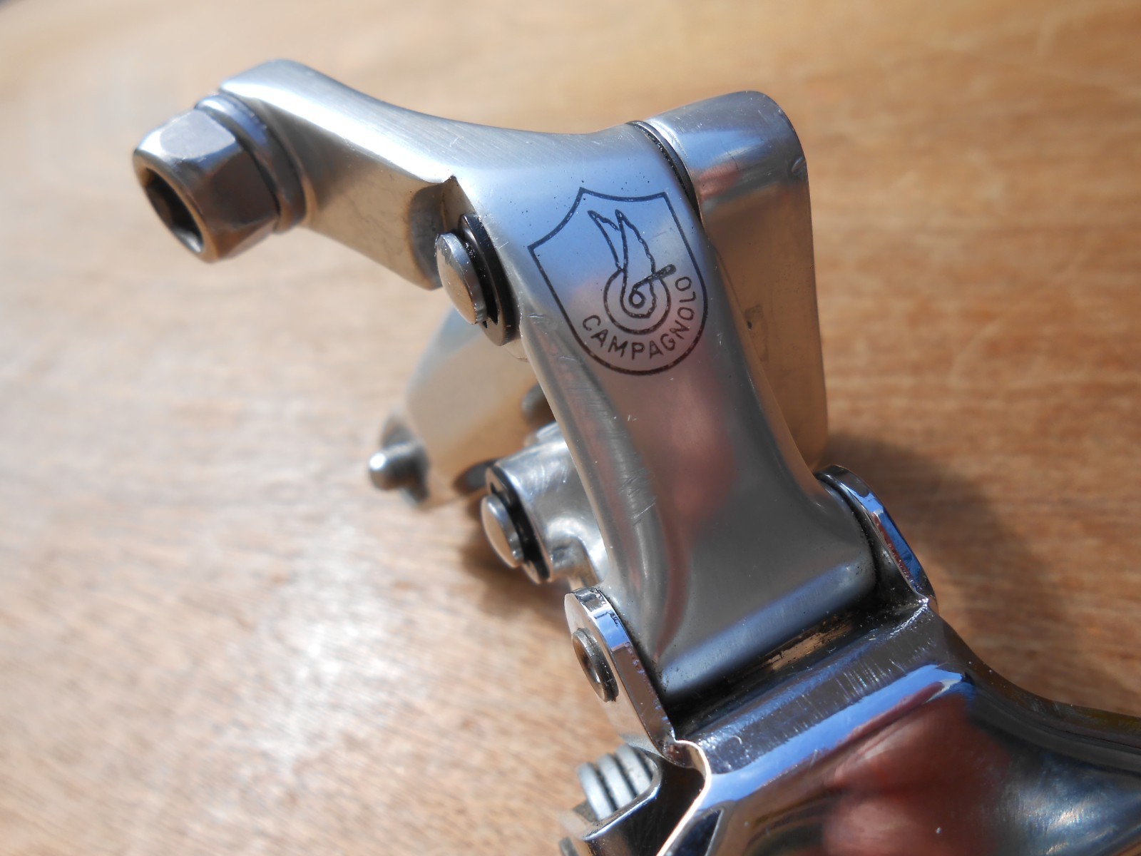 Vintage Campagnolo Record O.R. MTB Rear Derailleur Triple Bottom Pull 31.8 Clamp