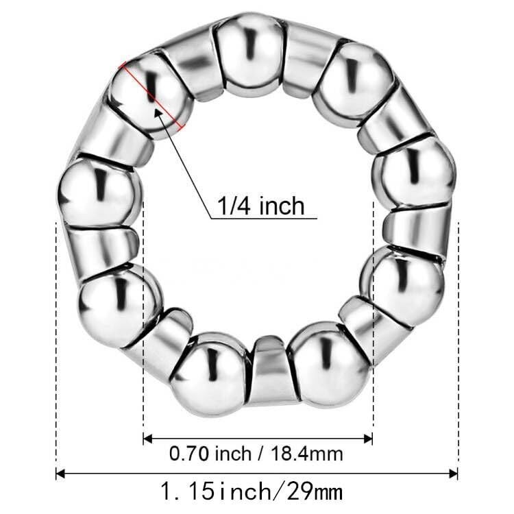 Jaceyon Bike Ball Crank Bearing Retainer 1/4″ For Crank, Silver