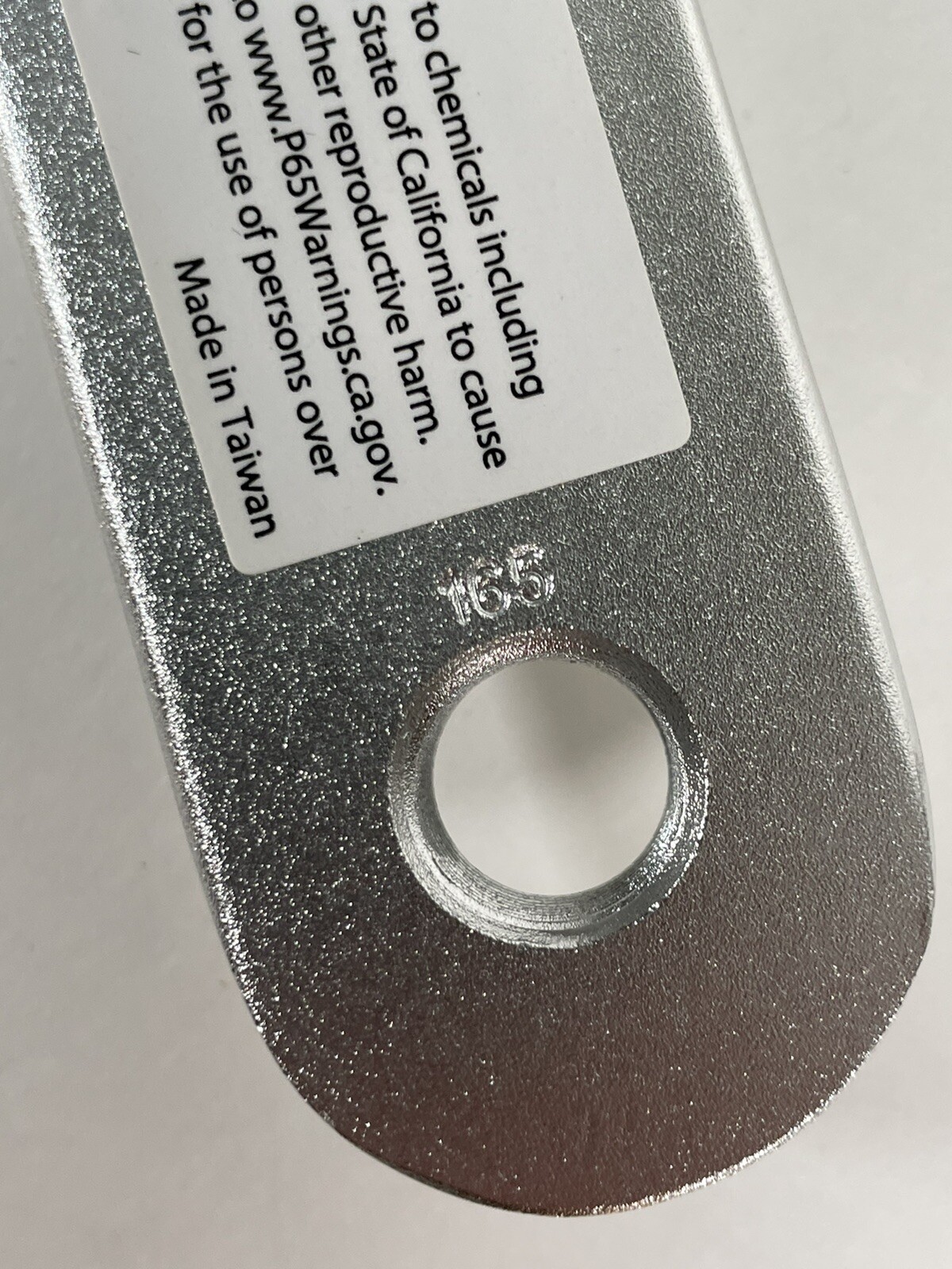Silver 165mm/170mm Left Crank Arm, For Hybrid/Mountain, Square Taper ANDEL TMS1