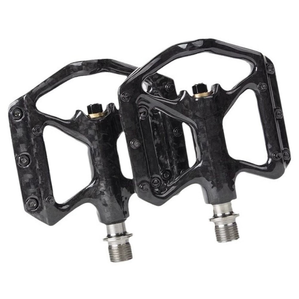 Cycling Biking Carbon Fiber Pedal 3 Bearing Pedal 180g Lightweight Design