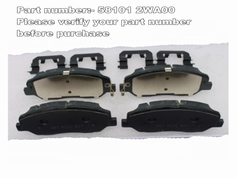 hyundai santa fe 3.3L 13-15 compatible front brake pad kit 58101-2WA00