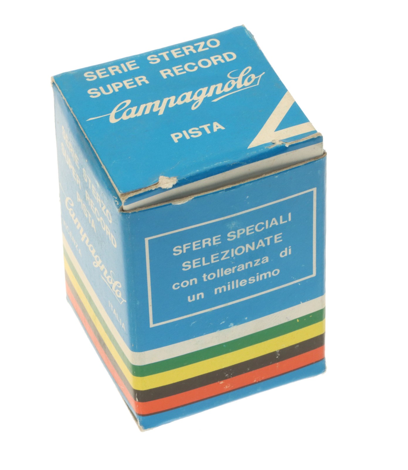 Campagnolo Super Record Pista Headset 1″ Threaded Silver Italian Track NOS NEW
