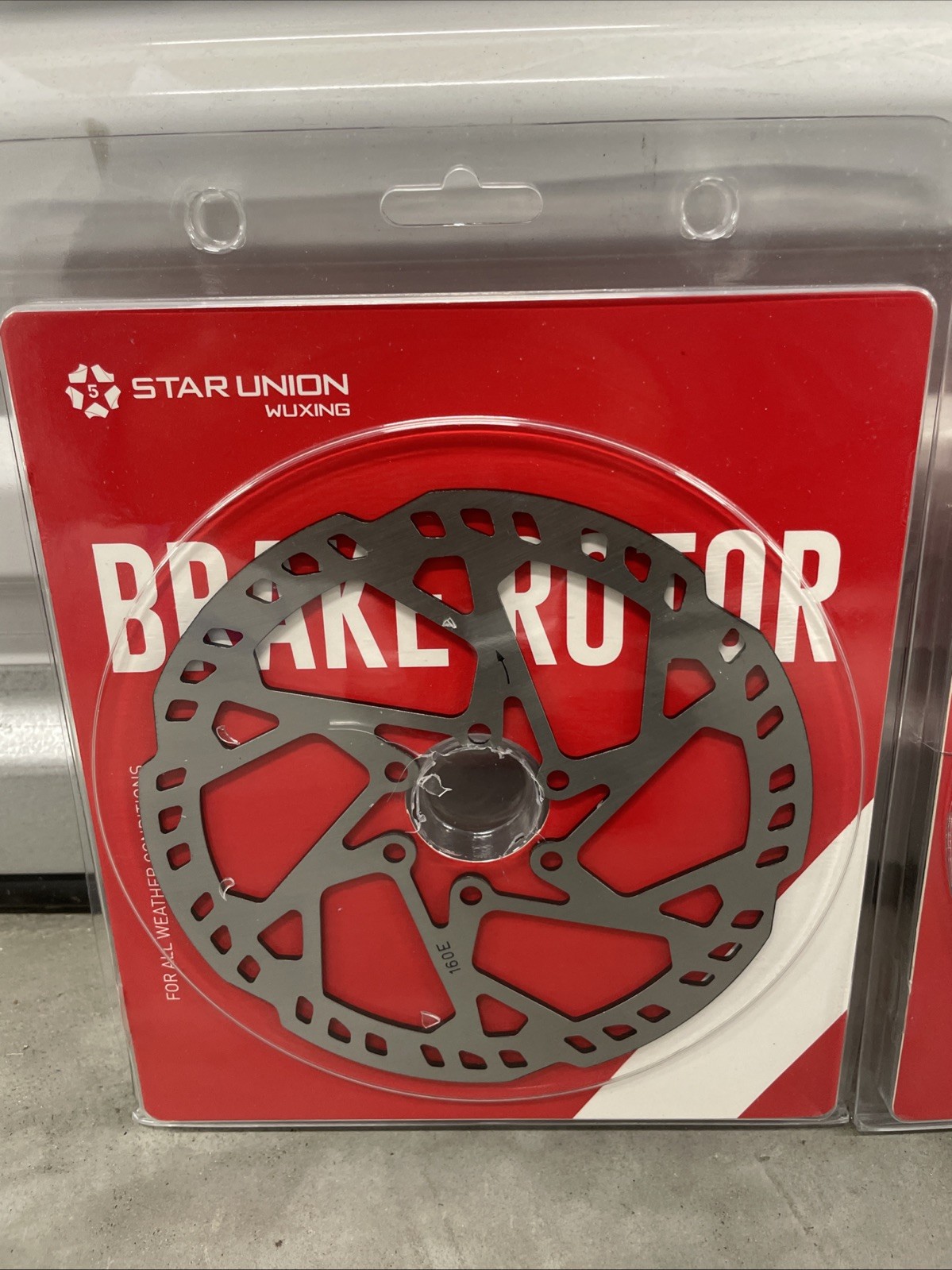 PWR Bikes, Star Union Brake Rotor 160mm Rotor Size 2.3mm Rotor thickness Set 2