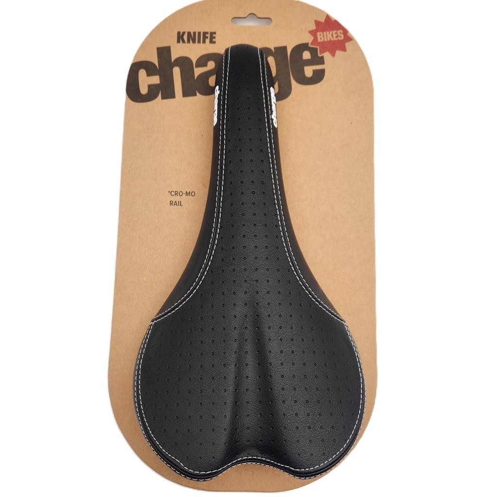 Charge Bikes Knife Saddle CR-MO Rails – Black – Road / MTB / Fixie