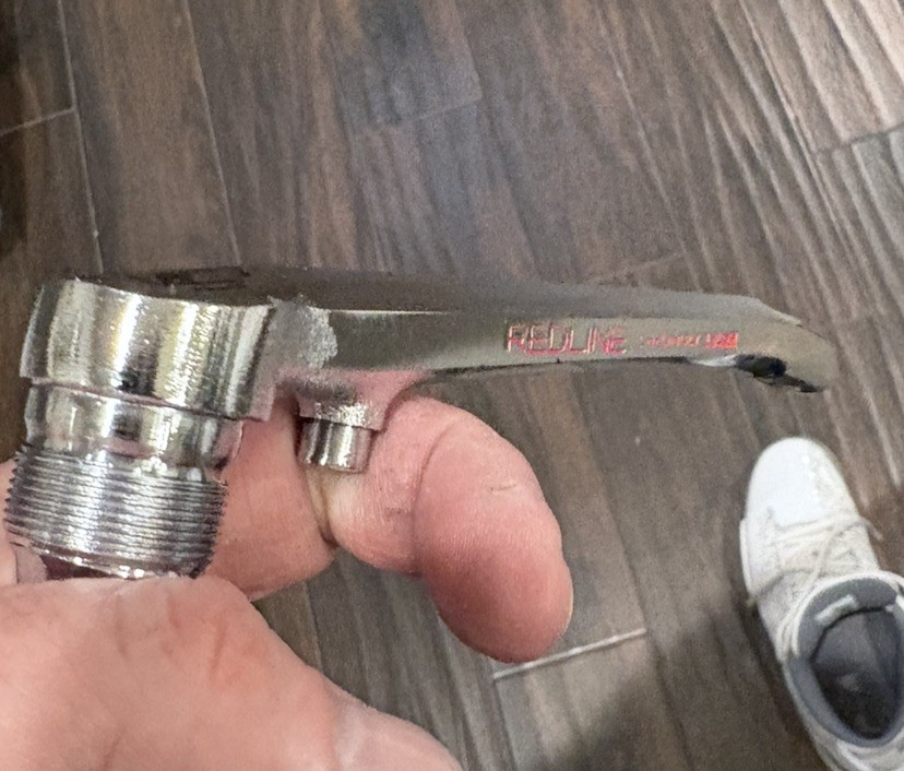 REDLINE OPC LATE 1980 OG CONDITION 180 mm BMX 1/2 in Pedals BB included