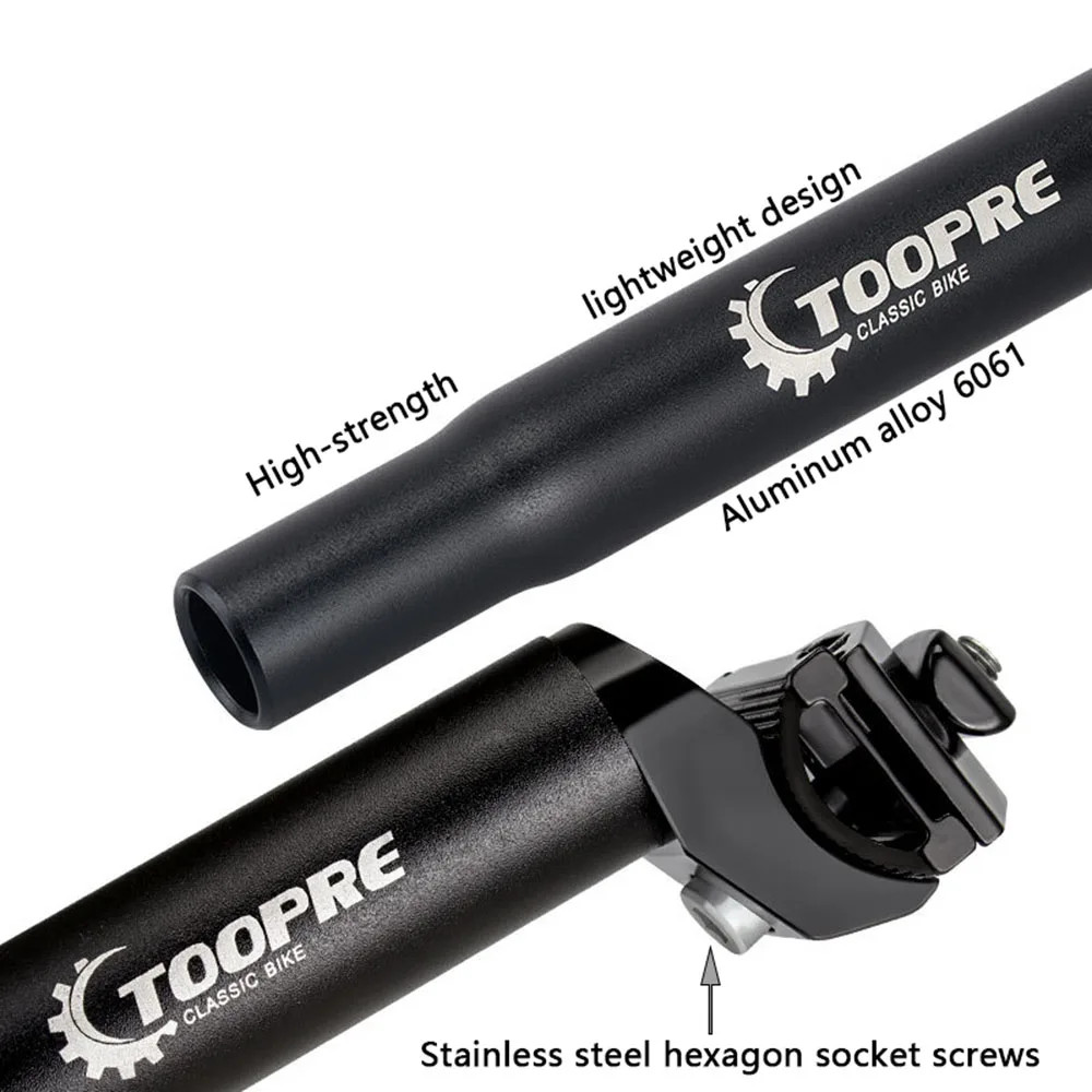 Mountain Bike Seatpost 350Mm 450Mm 25.4 27.2 28.6 30.8 Aluminum Alloy Seat Tube