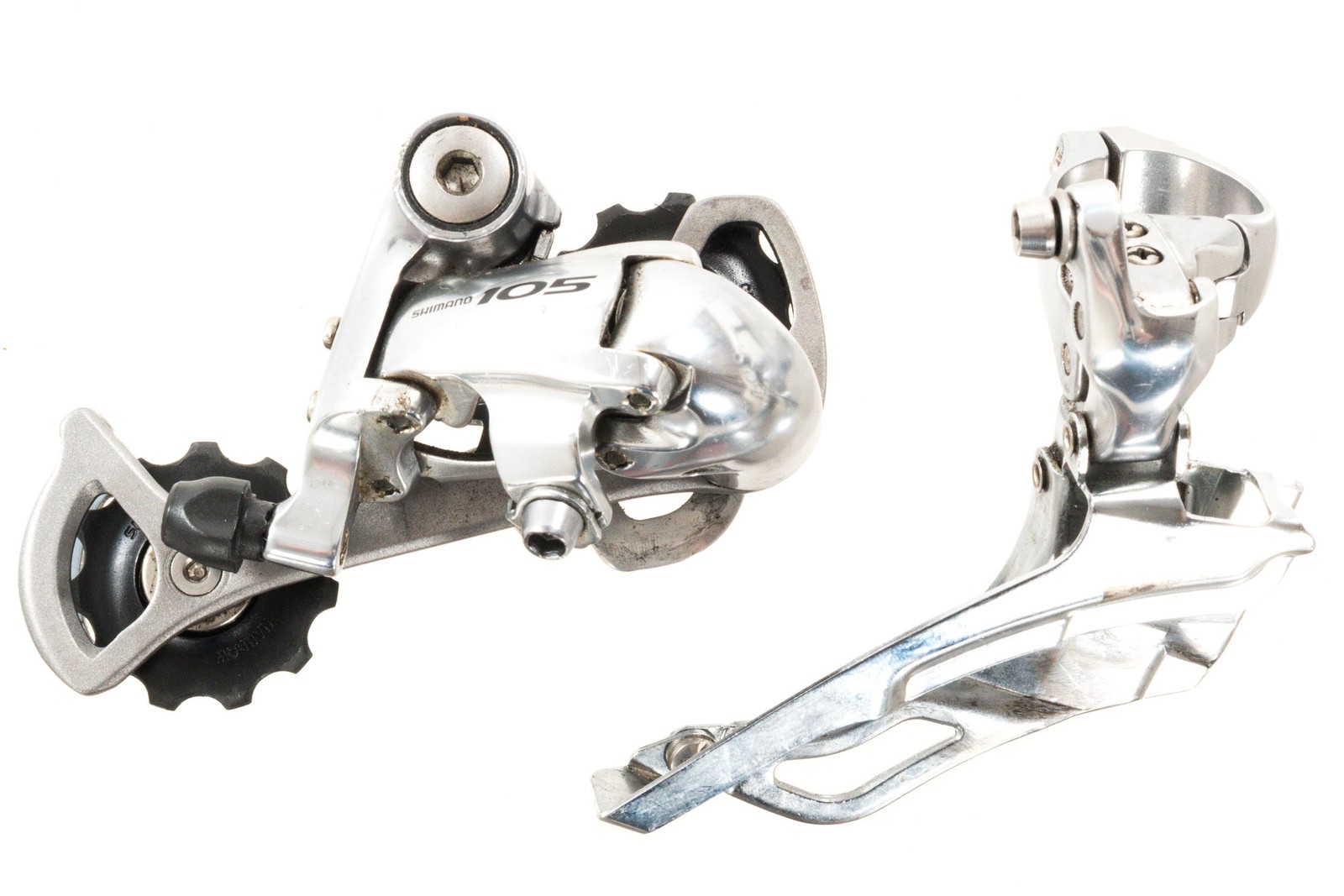 USED Shimano 105 5600/5603 3×10 speed Triple Road Groupset Silver