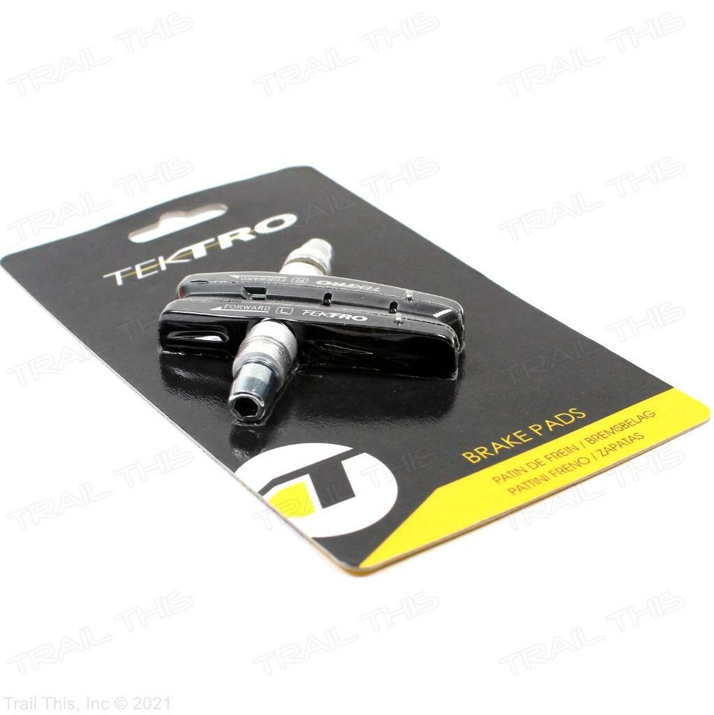 Tektro 877.12 MTB Bike Linear-Pull V-Brake Cartridge Pads / Shoes Threaded-Post