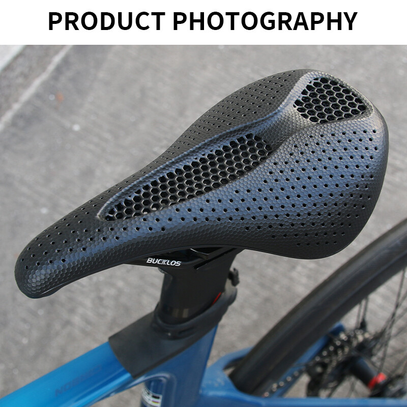 BUCKLOS 3D-3 3D Printing Bike Saddle 155mm MTB Road Gravel Bicycle Seat 7×7mm