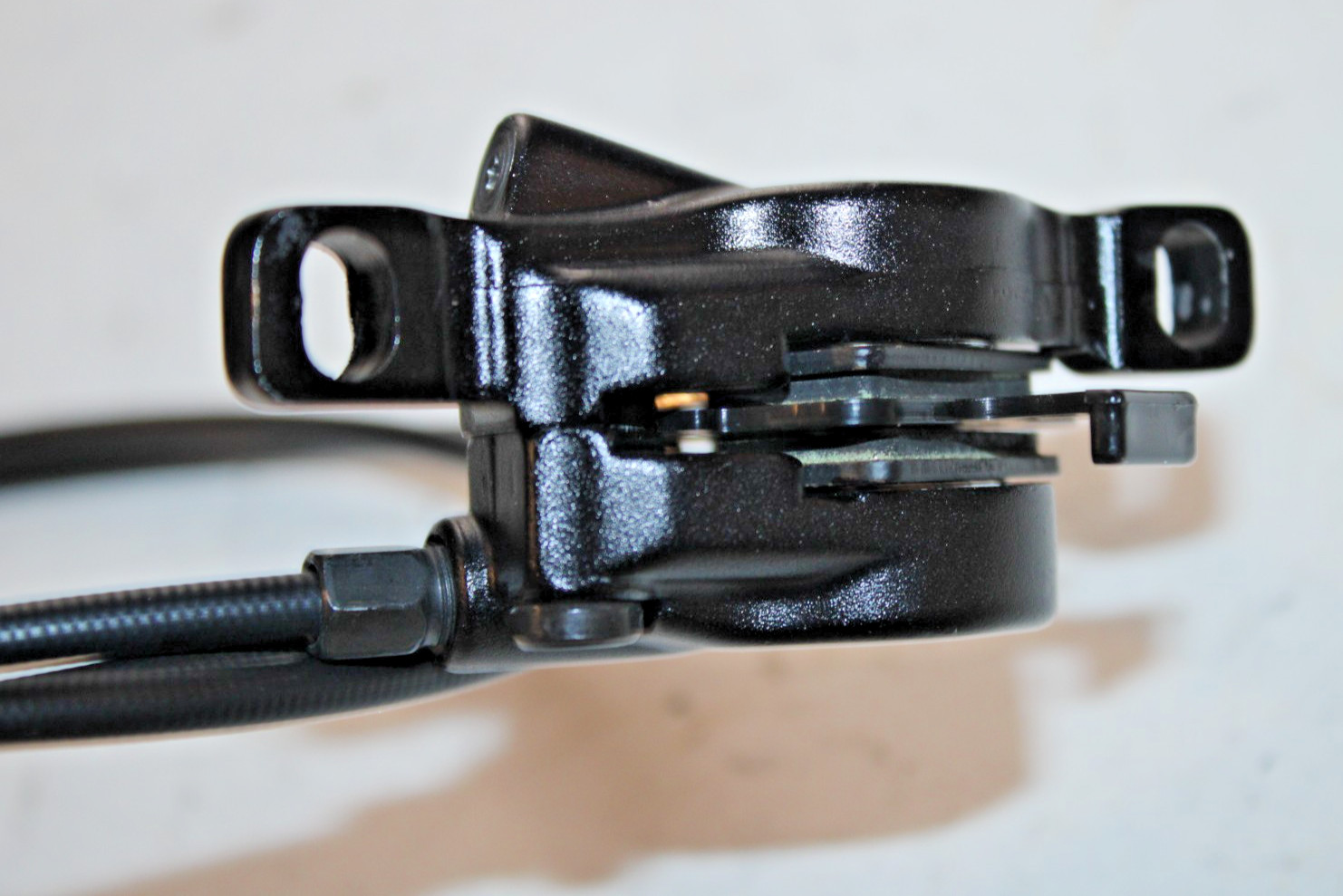 Rush CStar Hydraulic Disc Brake Caliper Lever Set Black 74mm Post Mount Road MTB