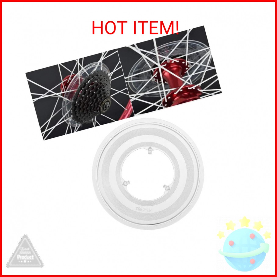 YehVeh 3 Pack Bike Spoke Protector Flywheel Spokes Guard Plastic Cover for Bicyc