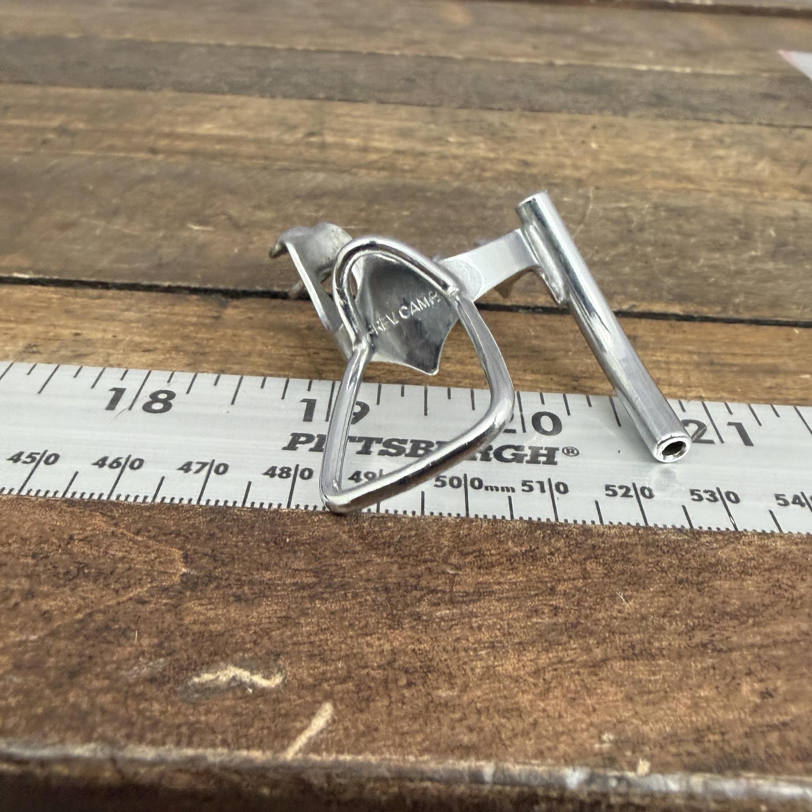 Vintage Campagnolo Cable Guide Clamp + Pump Umbrella Mount Brev Camp Down Tube