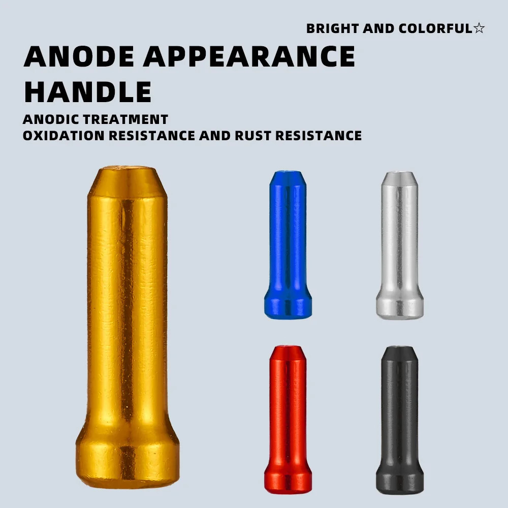Bike Cable End Caps Aluminum Brake Shift Wire Tips Crimp MTB Road 10-100Pcs