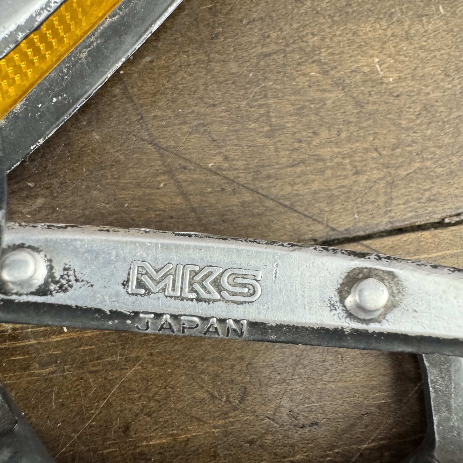 Vintage MKS Japan MP-303 Mountain Bike Pedals BMX 1980s 9/16 Platform 495