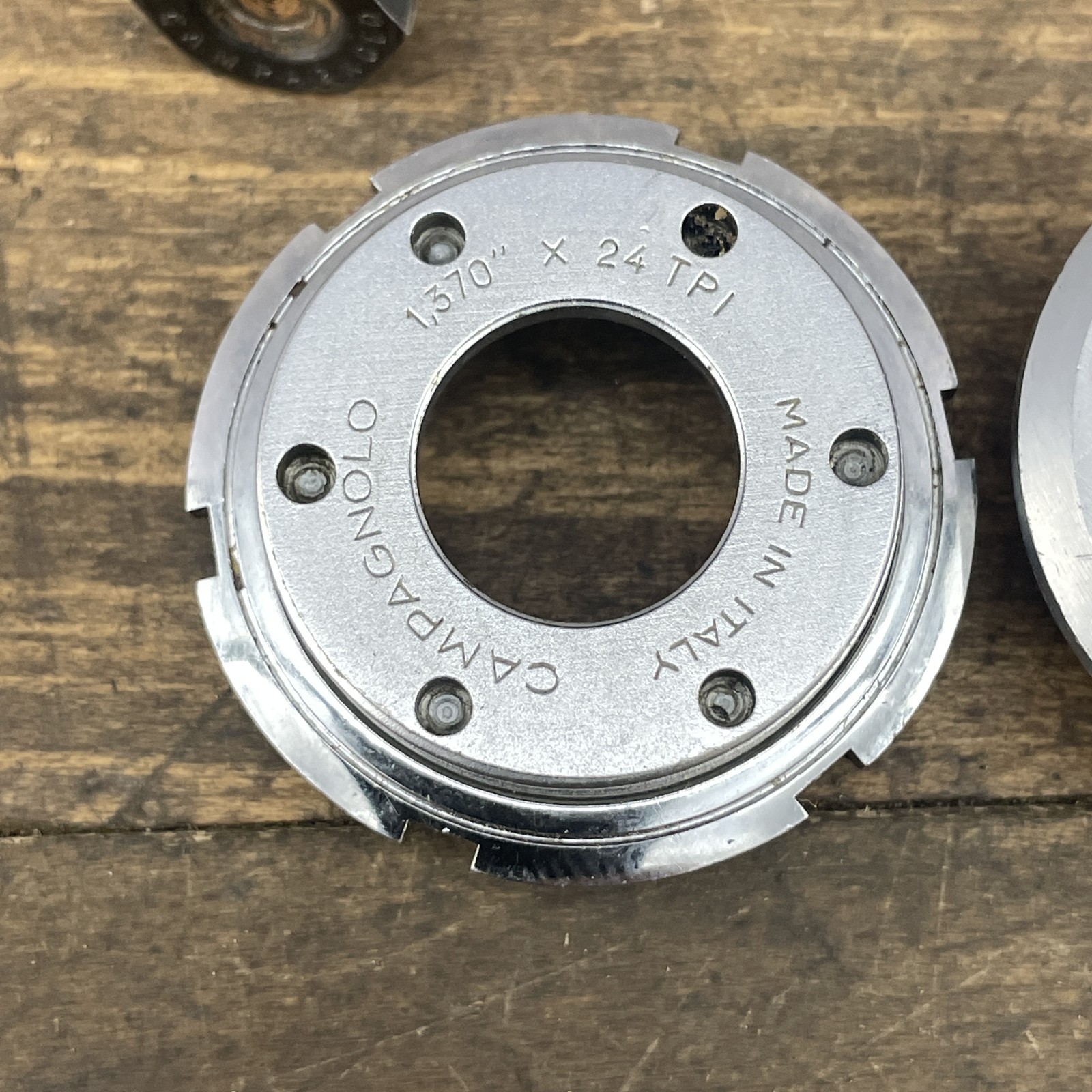 Vintage Campagnolo Pista Bottom Bracket 68-P-120 1.370x24TPI Italy Parts Track