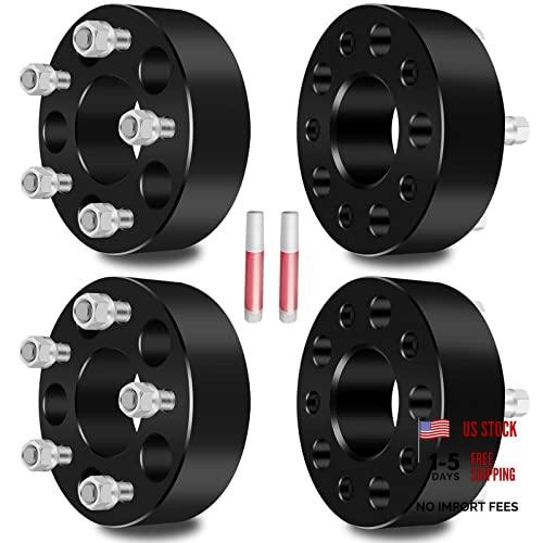 Set of 4 2 Inch Wheel Spacers 5×4.75 5×120.65 Adapter Kit with M