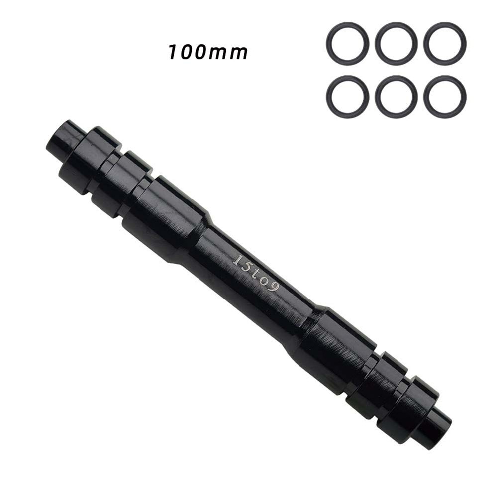 Bicycle Thru Axle Adapter 1215mm to 9mm QR for MTB Road Bike Front Rear
