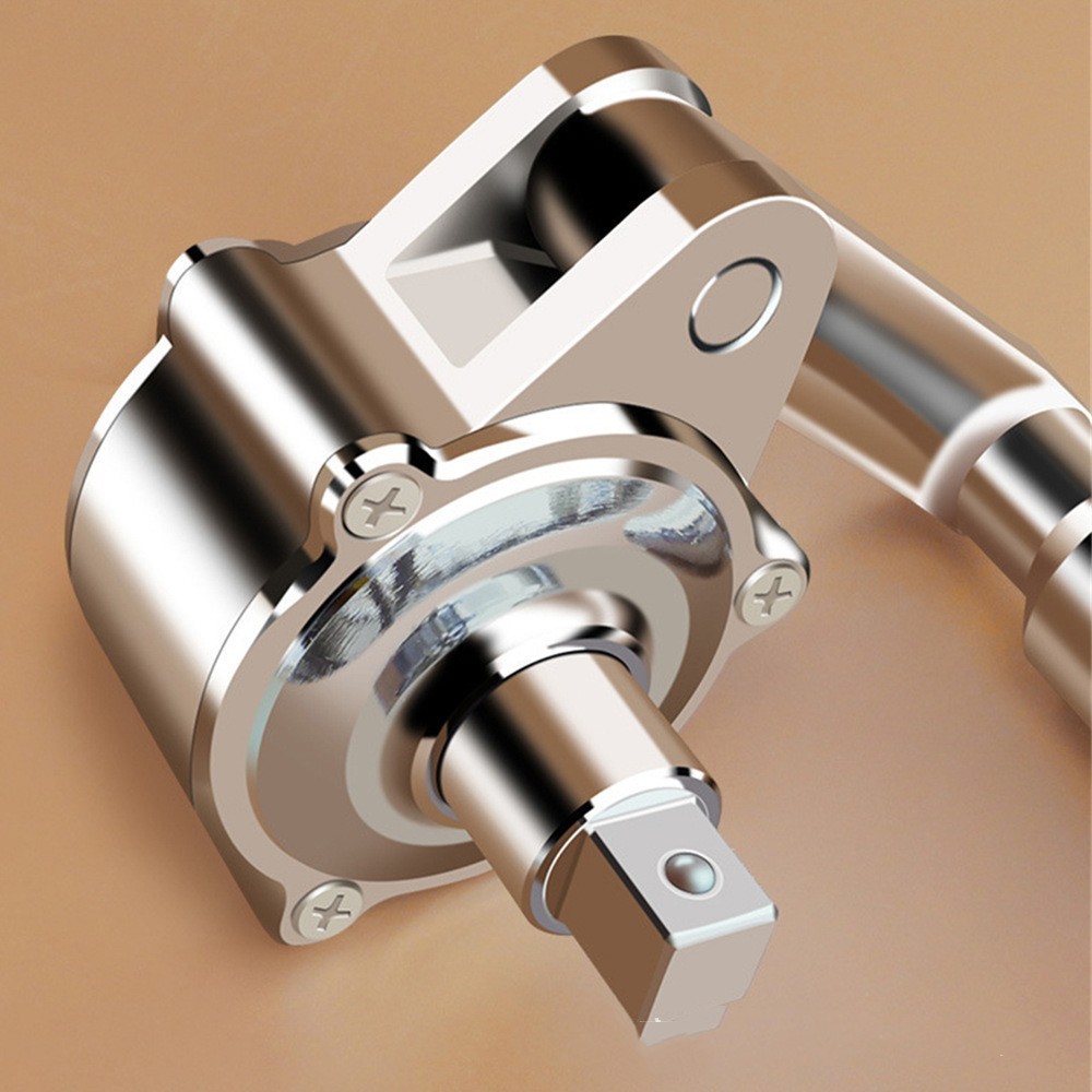 Hand Operated Power Wrench with 16:1 Gear Ratio and Black Silver Finish