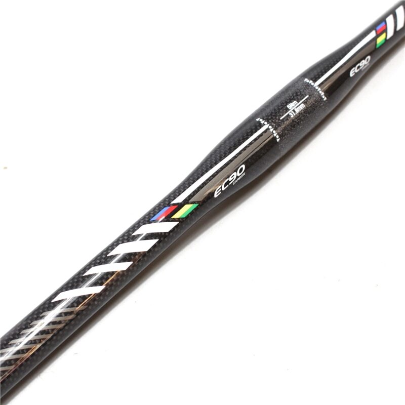 Full Carbon Fiber mtb Bike Handlebar Bicycle Flat Riser Bar 31.8mm 120g Glossy
