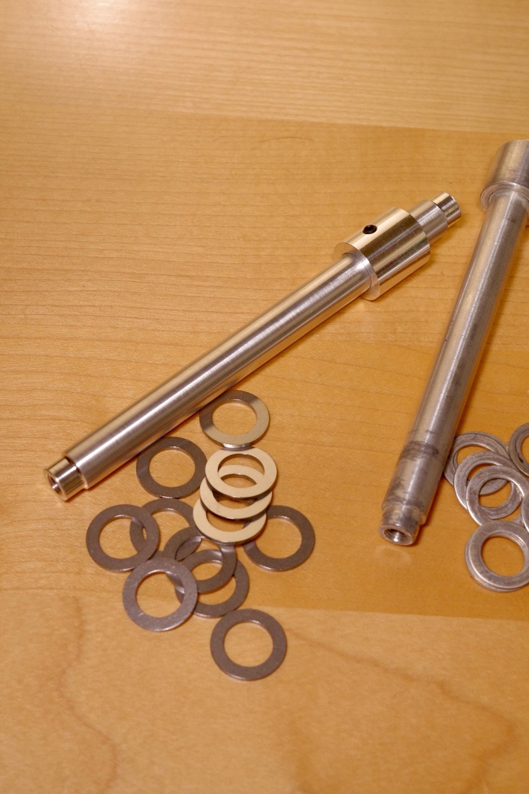 Bullseye rear axle set 135mm MTB. Accurate reproduction conversion