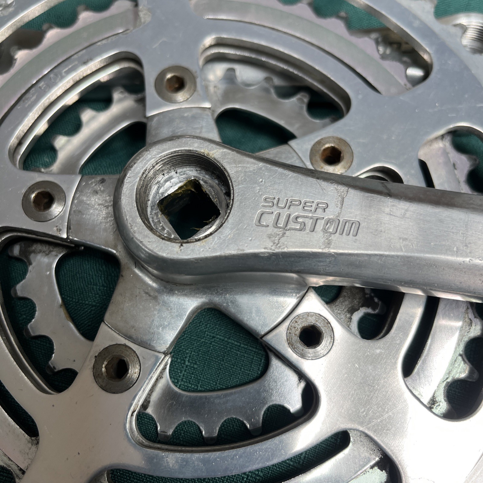 SR Sakae Super Custom Forged Crankset BMX with 86 BCD and 42T or Touring Triple