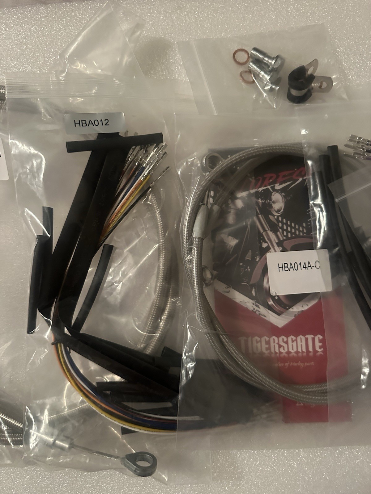12″ Ape Hanger Sportster Cables Kit Handlebar Extended CAN-Bus/Turn Sign Chrome